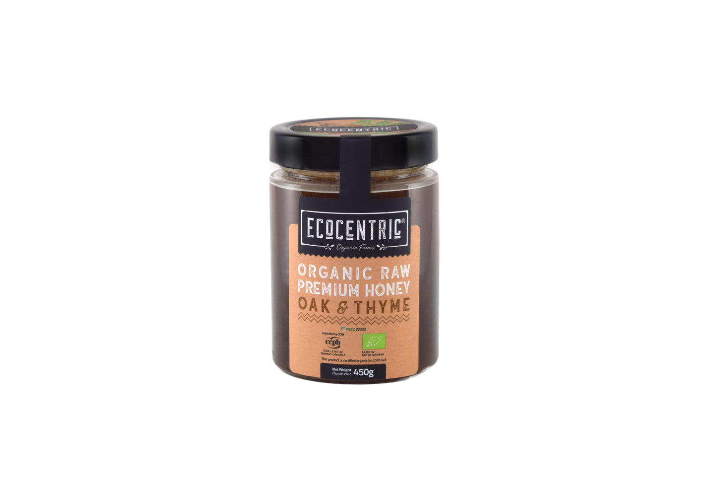 Organic Raw Premium Oak & Thyme Honey