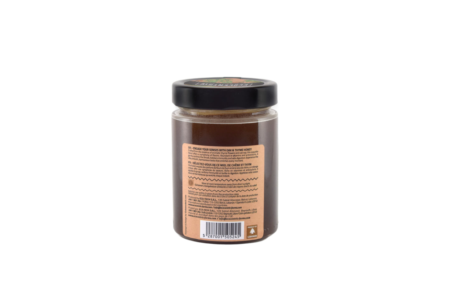 Organic Raw Premium Oak & Thyme Honey