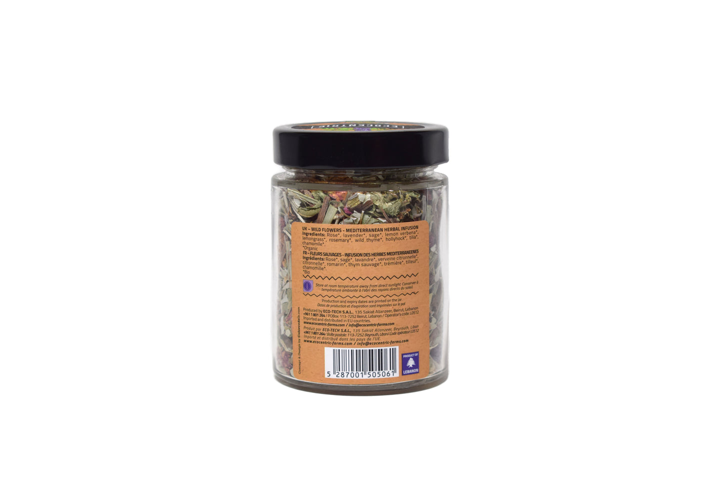 Organic Mediterranean Herbal Infusion Wild Flowers (Zhourat)