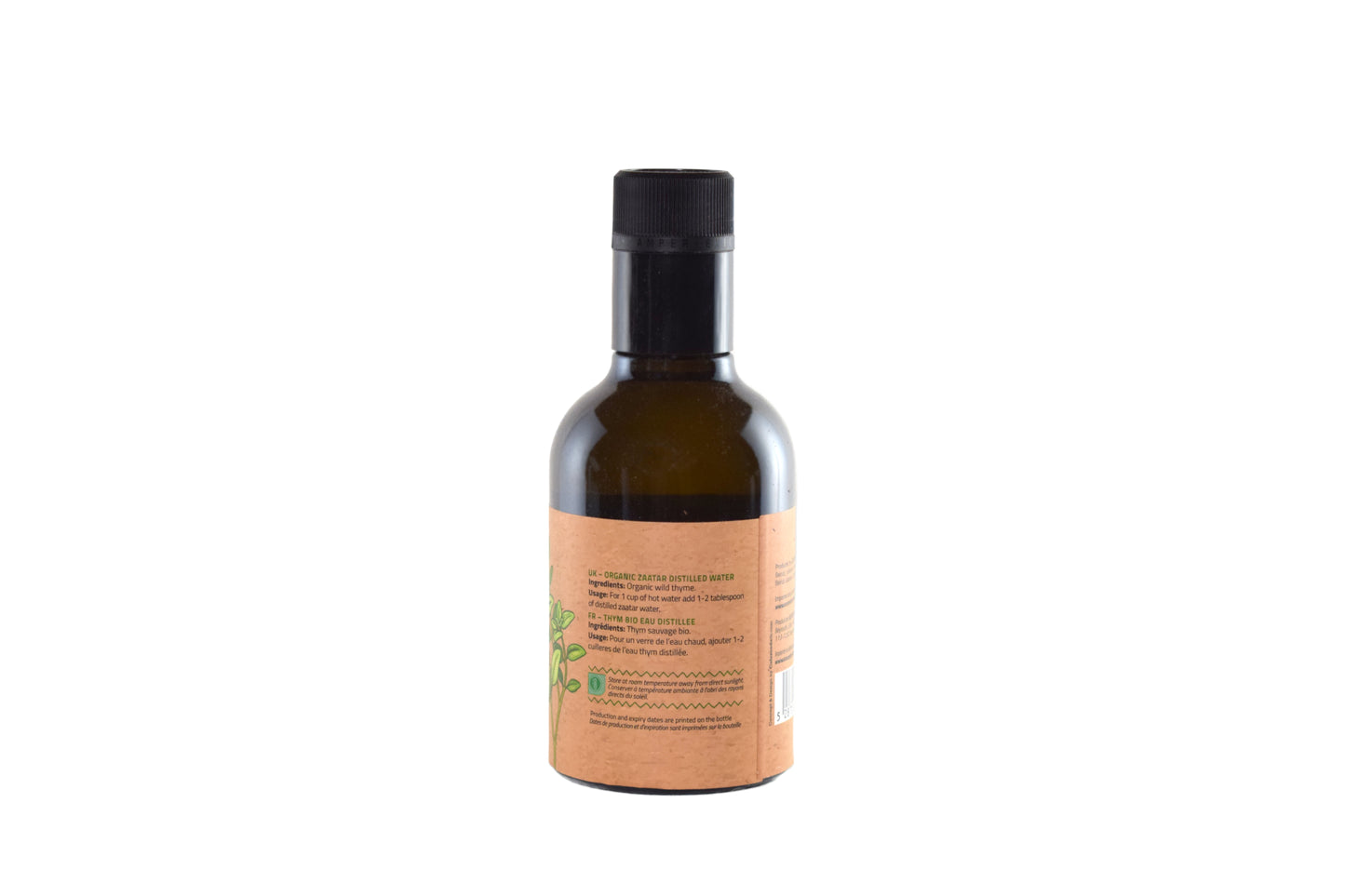 Organic Distilled Zaatar Water
